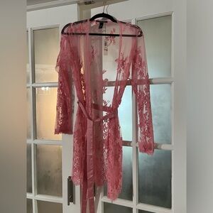 Victoria secret Lace robe -Size L- NWT